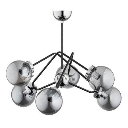 Drewniana lampa RUG drewno śr. max 400cm