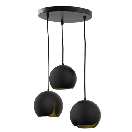 Lampa sufitowa wisząca nad stół MALAGA BLACK 403 | czarny