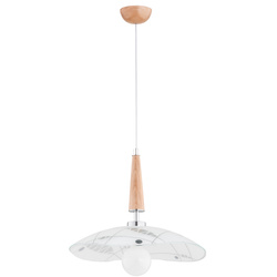 Lampa wisząca ALFA BONSAI DREWNIANA 1xE27 47cm | 60937