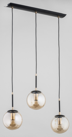 Lampa wisząca ALFA SEBIA CZARNA 3xE14 15cm | 61063