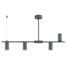 Lampa sufitowa ALFA URANOS SZARA 4xGU10 82cm | 63313