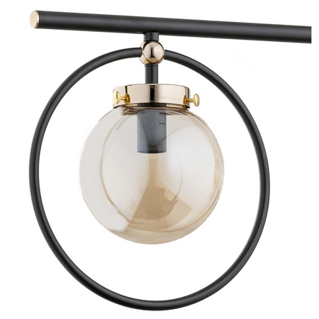 Lampa wisząca ALFA VASIDO CZARNA 3xE14 13cm | 62196