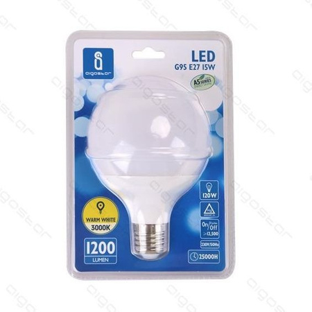 Żarówka globe LED E27 15W ciepła 3000K kula G95