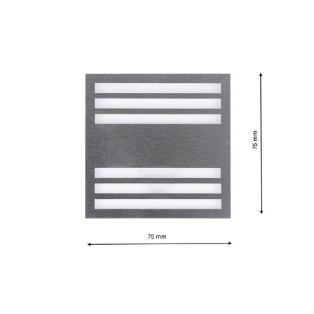 Oprawa schodowa LED 0,6W PEPERS barwa zimna 6500K EKS0941