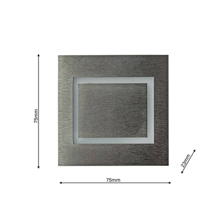 Oprawa schodowa LED 0,6W DECO barwa neutralna 4000K EKS0384