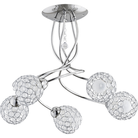 Lampa sufitowa ALFA VAIO CHROM 5xE14 54cm | 20365