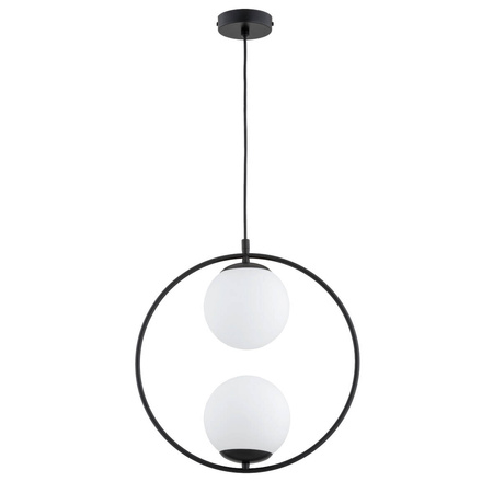 Lampa wisząca ADINO BLACK dł. 38,5cm 2xE14 | czarny