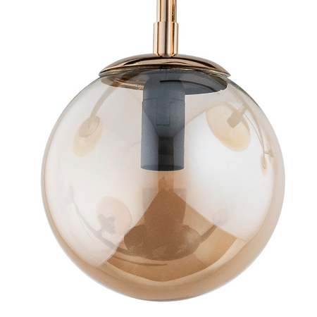 Lampa wisząca ALFA DANSA CZARNA 5xE14 32cm | 63020