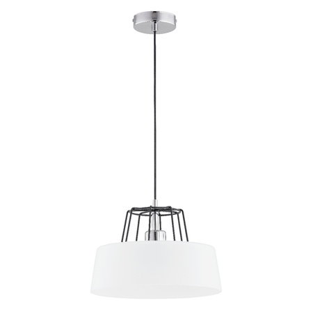 Stylowa lampa nad stół do kuchni KARKAS E27 wys. 85cm | czarny