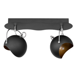 Lampa listwa 2 pkt KANA  czarno - złota 2722204