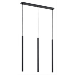 Lampa wisząca ALFA COLLET CZARNA 3xG9 LED 60cm | 62300