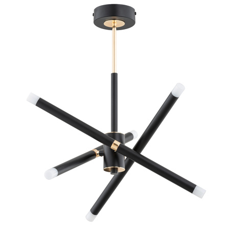 Lampa sufitowa ALFA OVILI ZŁOTO-CZARNA 6xG9 LED 40cm | 63225