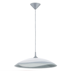 Lampa wisząca ALFA TAWOLO SREBRNA 1xE27 47cm | 60594