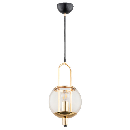 Lampa wisząca ALFA LERANS ZŁOTA 1xE27 20cm | 60895