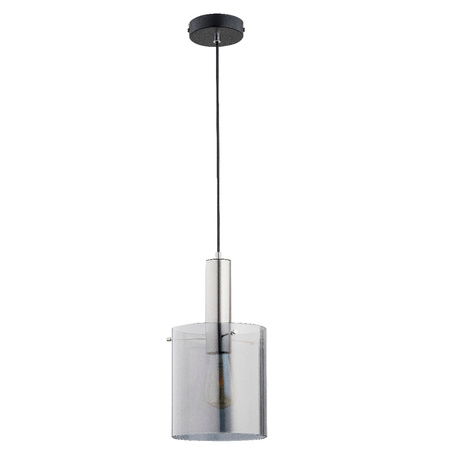 Nowoczesna lampa wisząca CALENA SILVER OP. OŚW. 1 PŁ