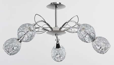 Lampa sufitowa ALFA MARLENA CHROM 5xE14 70cm | 17985