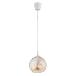 Lampa wisząca ALFA POLON BIAŁA 1xE27 20cm | 61295