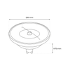 ŻARÓWKA AR111 - 10,5W GU10 3000K/ Biały z odbłyśnikiem Ściemnialna