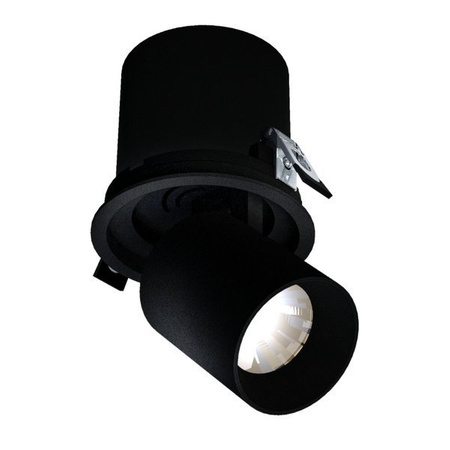 Wysuwany reflektor podtynkowy LED śr, 13cm 21W 3000K WLD In Out L | czarny