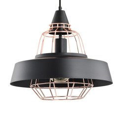 Lampa wisząca ALFA TAMARIS MIEDZIANA 1xE27 40cm | 60378