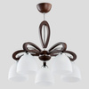 Lampa sufitowa ALFA GRACJA DREWNIANA 5xE27 48cm | 20895
