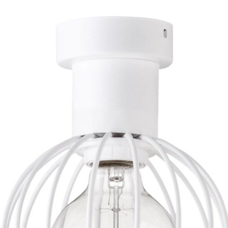 Lampa plafon 1pkt LUTO KOŁO biała