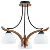 Lampa sufitowa ALFA BAFIA DREWNIANA 3xE27 46cm | 26123
