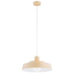 Lampa wisząca ALFA DELTA KREMOWA 1xE27 39cm | 61445
