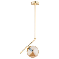 Lampa sufitowa ALFA LIBERTY ZŁOTA 1xE14 24cm | 61123