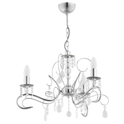 Żyrandol ALFA ASTOR CHROM 3xE14 51cm | 21583