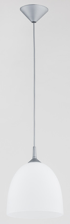 Lampa wisząca ALFA DAWID SREBRNA 1xE27 23cm | 9106