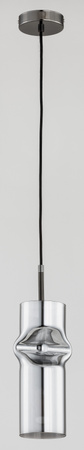 Lampa wisząca ALFA KAPRIS GRAFITOWA 1xE27 13cm | 60577