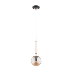 Lampa wisząca ALFA VOLDA PICOLO ZŁOTA 1xE14 15cm | 60916