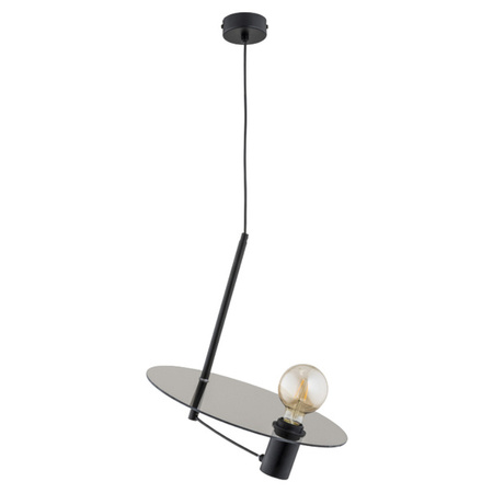 Designerska lampa wisząca CG-02 E27 wys. 90cm | czarny