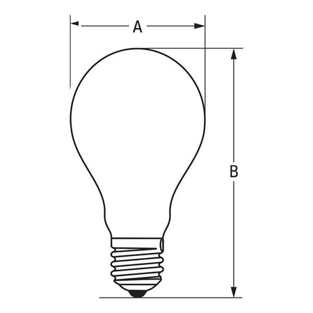 Żarówka LED GLS E-27 230V 7W  ciepła 3000 k