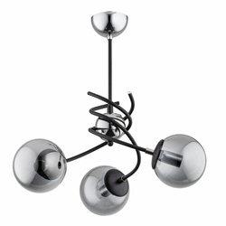 Lampa sufitowa ALFA SALSA CZARNA 3xE14 50cm | 28433