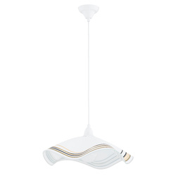 Lampa wisząca ALFA FLORES BIAŁA 1xE27 47cm | 61440