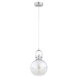 Lampa wisząca ALFA DEROL CHROM 1xE27 20cm | 61427