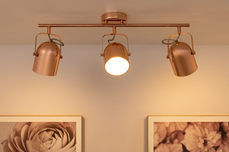 Lampa INGA listwa sufitowa 3 pkt miedziana 2741313