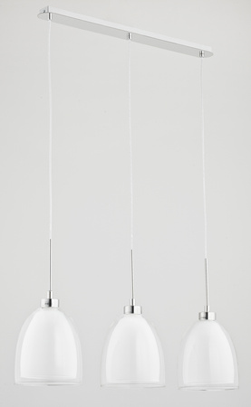 Lampa wisząca ALFA RONDA BIAŁA 3xE27 18cm | 60138