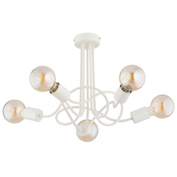 Lampa sufitowa ALFA WINGO KREMOWA 5xE27 51cm | 63306