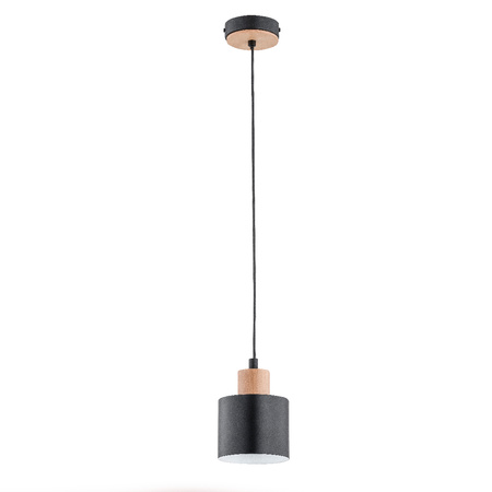 Lampa wisząca ALFA IVO CZARNA 1xE27 13cm | 60733