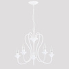 Żyrandol klasyczny świecznikowy UNITY śr. 51cm biały