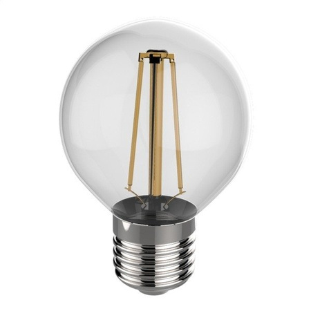 Żarówka ozdobna FILAMENT LED E27 2W ciepła 2800K kulka G45