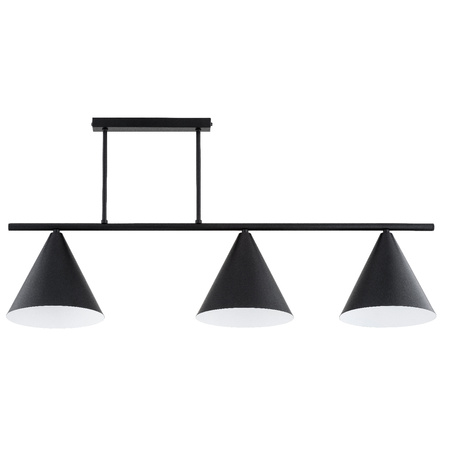 Lampa sufitowa ALFA TORUS CZARNA 3xE27 90cm | 62528