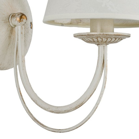 Kinkiet ALFA IRMA BIAŁY 1xE14 26cm | 20910