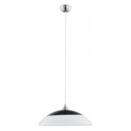 Lampa wisząca ALFA BEN CZARNO-BIAŁA 1xE27 36cm | 9185