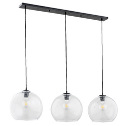 Lampa wisząca ALFA VALENCIA CZARNA 3xE27 30cm | 63049