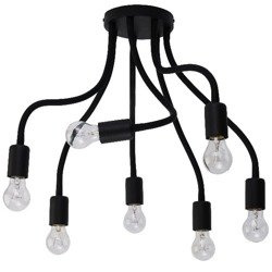 Lampa sufitowa FLEX BLACK VII giętki nowość 9273