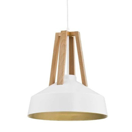 Lampa wisząca ALFA DROP BIAŁA 1xE27 33cm | 60292